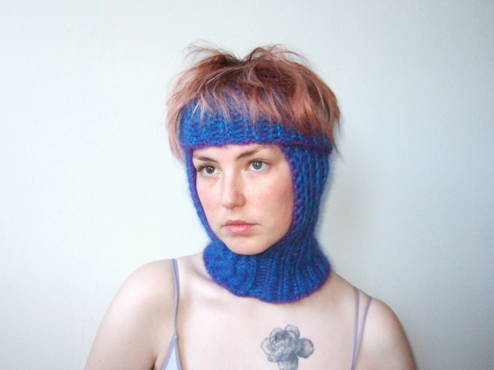 Open Top Balaclava - Blue