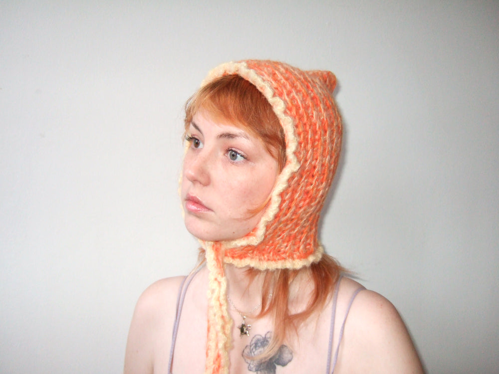 Pointy Bonnet - Orange
