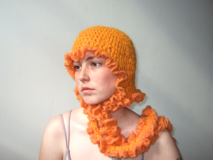 Another Orange Jellyfish Bonnet!