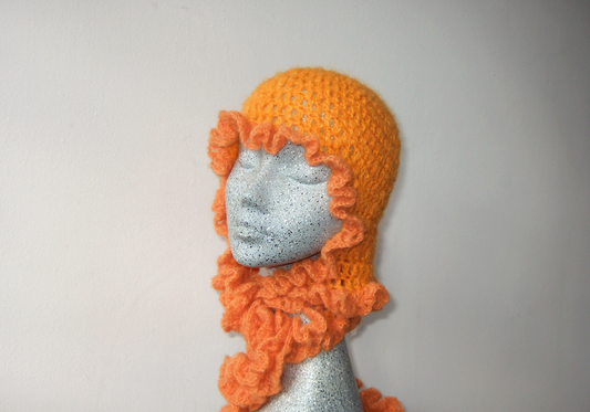 Another Orange Jellyfish Bonnet!