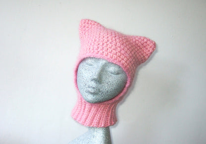 Cat Balaclava - Pink