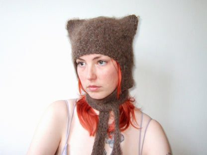 Fluffy Cat - Brown