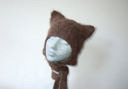 Fluffy Cat - Brown
