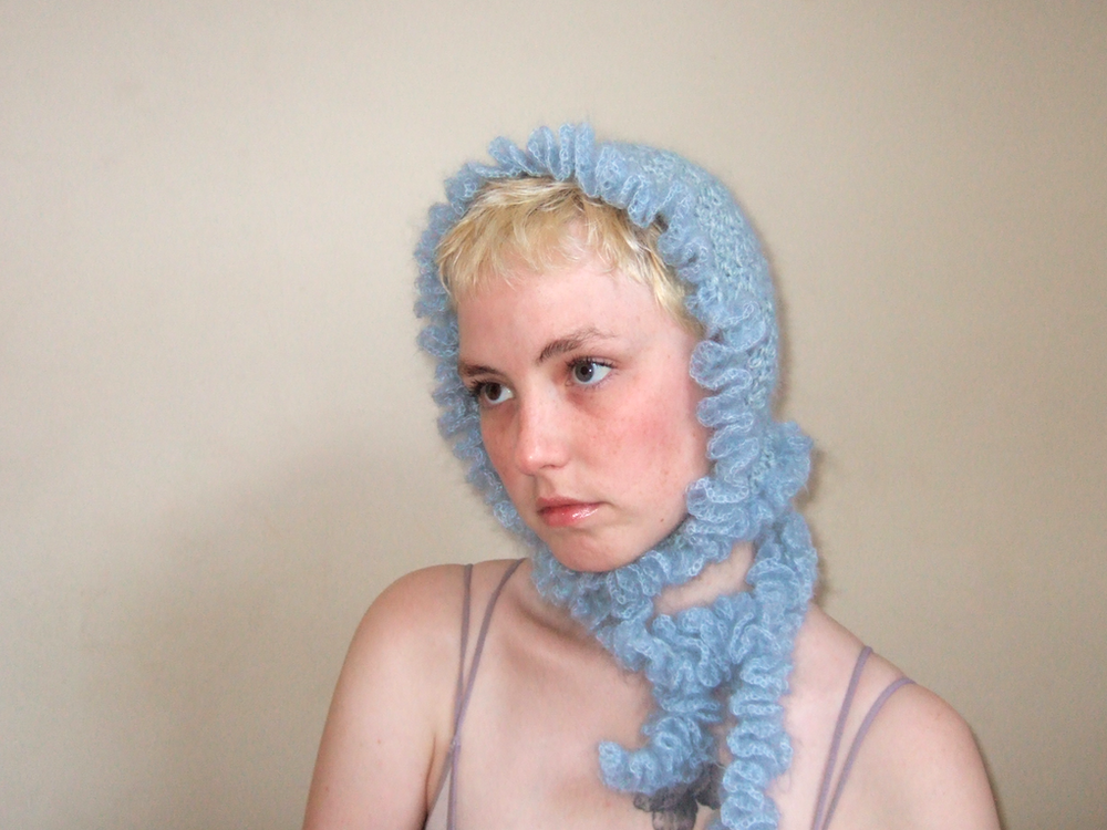 Light Denim Jellyfish Bonnet