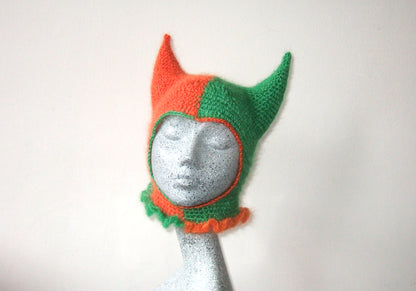 Split Colour Horns - Pumpkin