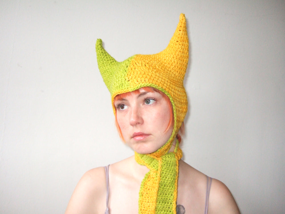 Split Colour Horns - Citrus