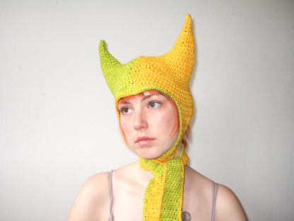 Split Colour Horns - Citrus