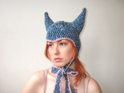 Blue & Pink Horns