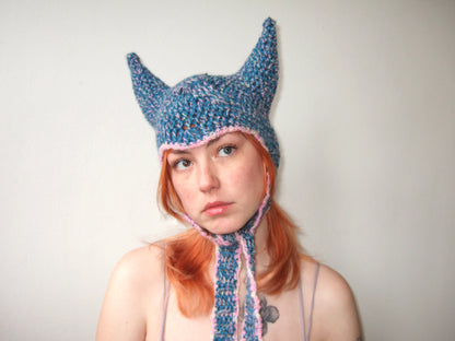 Blue & Pink Horns