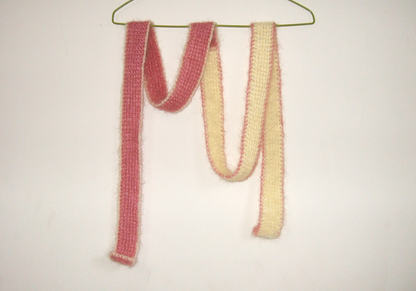 Rhubarb & Custard Skinny Scarf