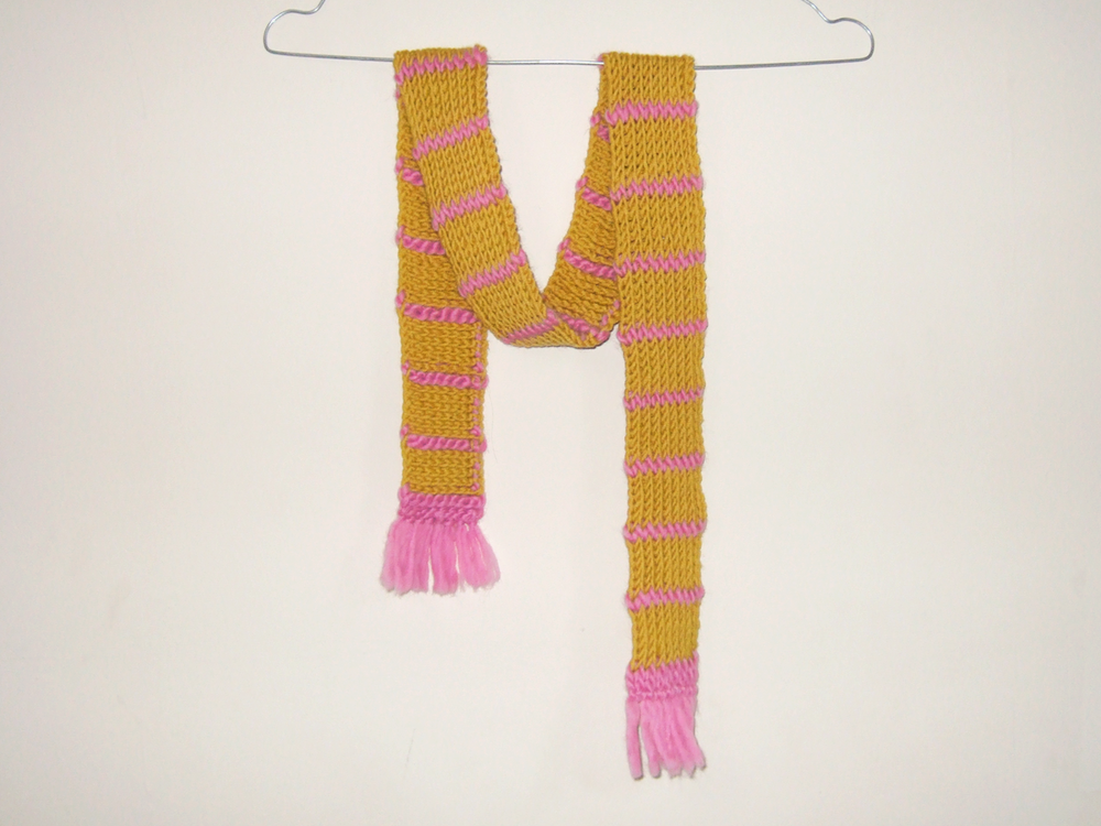 Tunisian Crochet Skinny Scarf #3